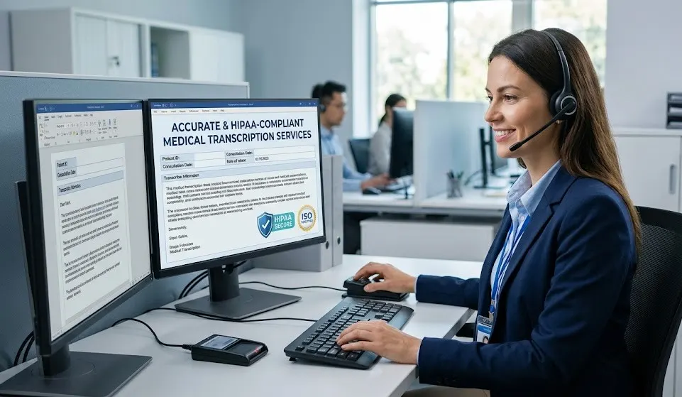 Healthcare & Clinical Support Services 1 Accurate & HIPAA-Compliant