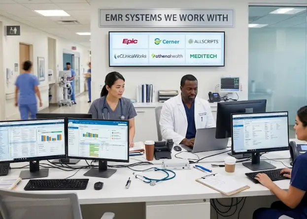 Healthcare & Clinical Support Services 8 EMR Systems We Work With