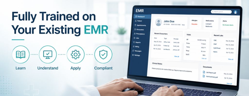 Fast, Accurate, and Reliable EHR/EMR Medical Transcription Services 2 Fully Trained on EMR